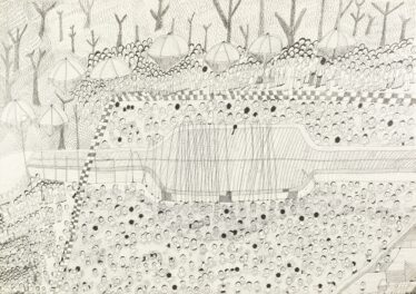 【真作】高橋和彦 油彩画「日没」1994年 額装品 高橋 和彦 | Museum | ART BRUT CREATION NIPPON