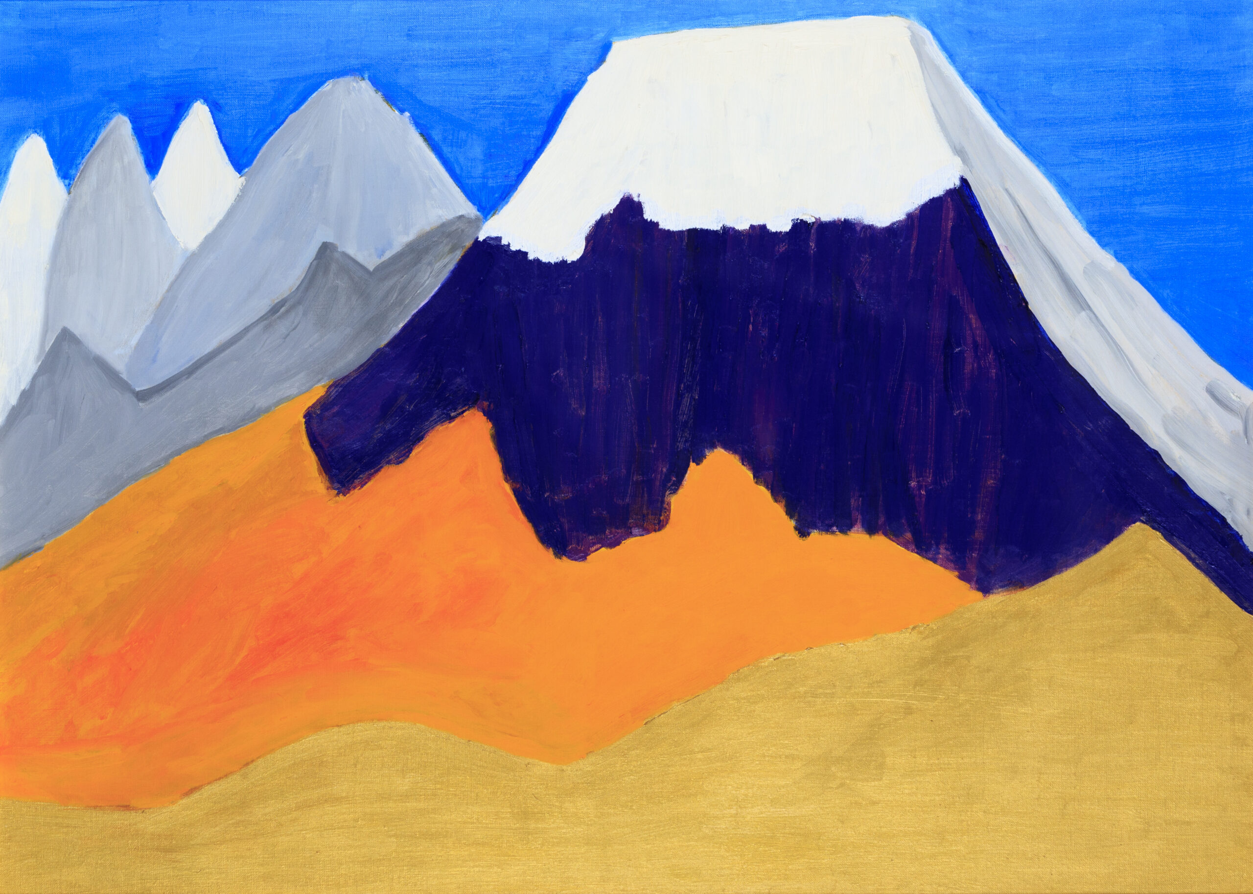 高速道路から見た岩手山と早池峰山 Art Brut Creation Nippon